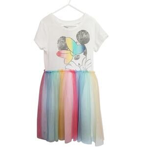 Disney Minnie Mouse Pastel Tutu Dress Size 7- 8